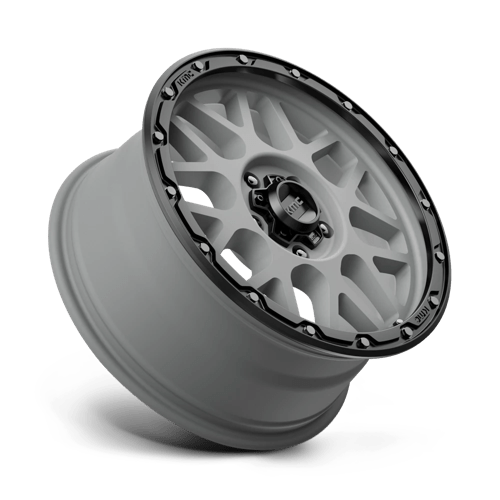KMC Wheels Km535 Grenade Off-road 18x8.5 5x120 35 64.15 Matte Gray Matte Black Lip