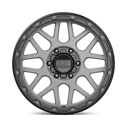 KMC Wheels Km535 Grenade Off-road 18x8.5 6x139.7 35 106.1 Matte Gray Matte Black Lip