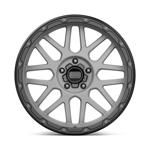 KMC Wheels Km535 Grenade Off-road 20x9 5x127 18 71.5 Gris Mat Lèvre Noir Mat