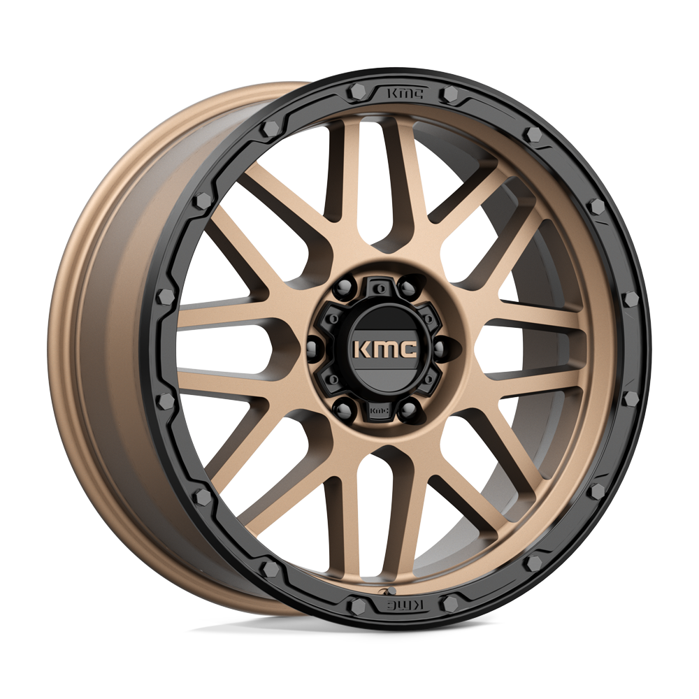 KMC Km535 Grenade Off-road 20x9 6x139.7 18 106.1 Matte Bronze Matte Black Lip