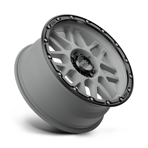 KMC Wheels Km535 Grenade Off-road 16x8 6x139.7 -6 106.1 Matte Gray Matte Black Lip