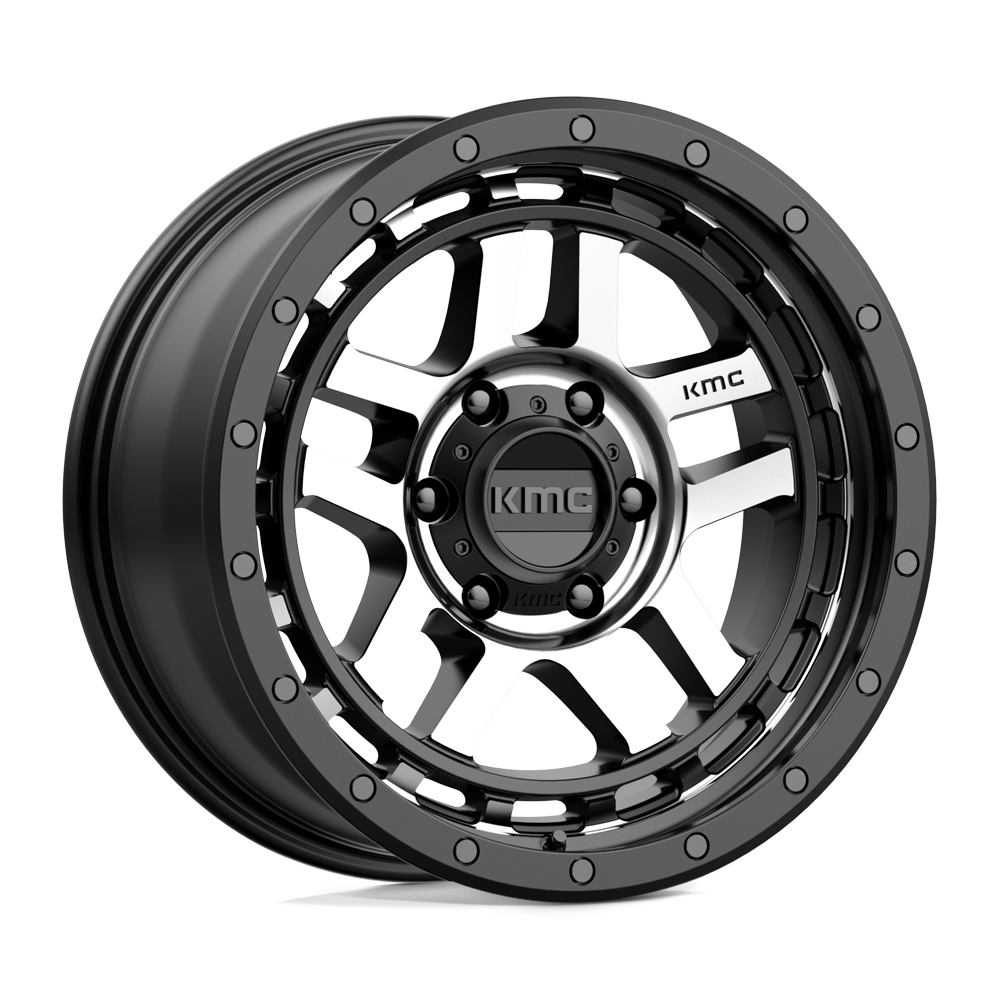 Roues KMC Km540 Recon 18x8.5 6x135 0 87.1 Noir satiné usiné