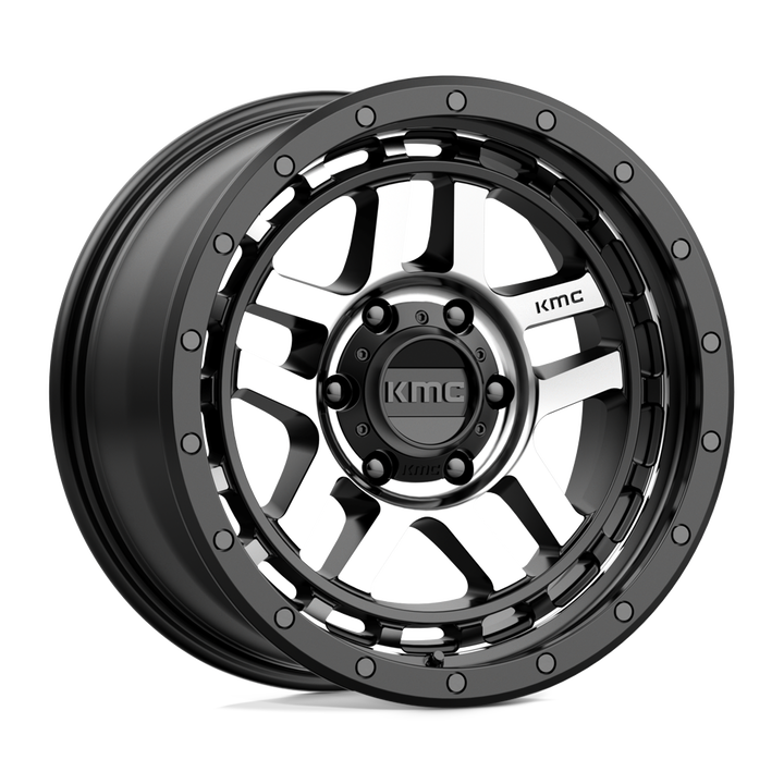 Roues KMC Km540 Recon 18x8.5 6x135 0 87.1 Noir satiné usiné
