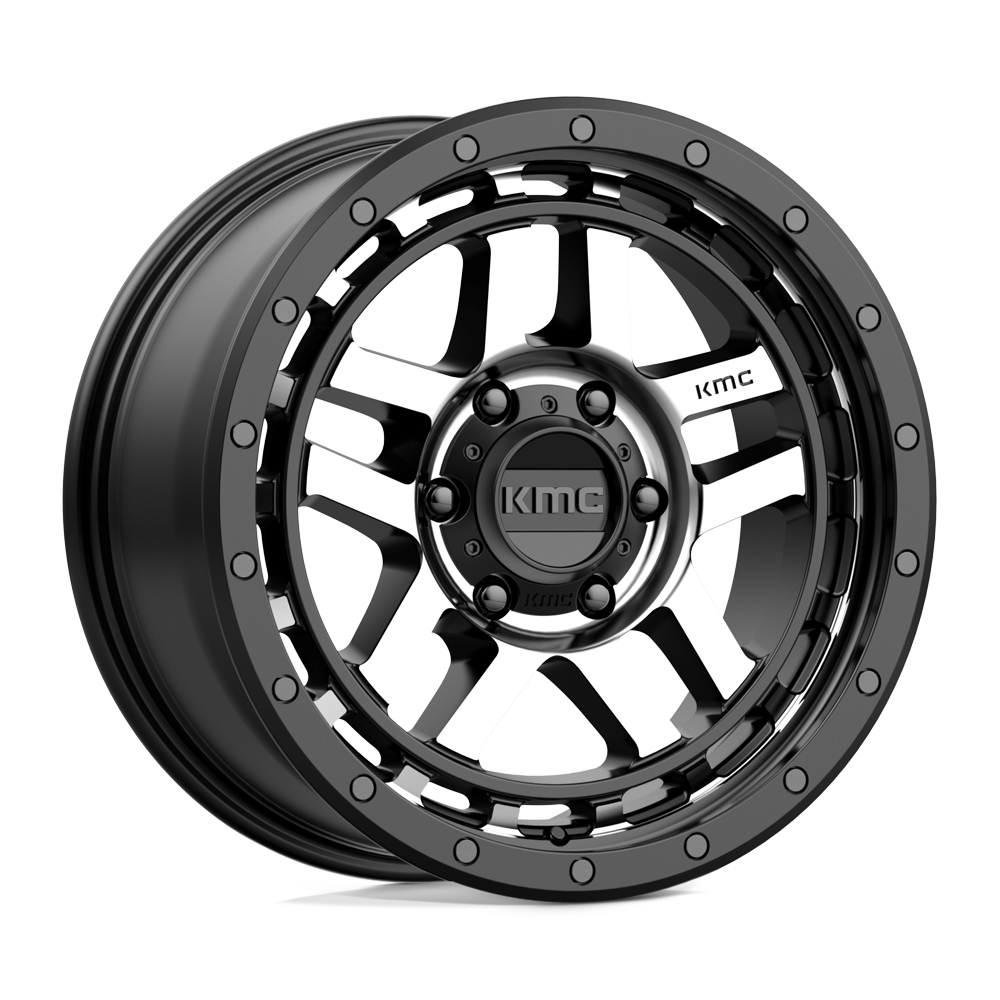 Roues KMC Km540 Recon 18x8,5 6x120 18 66,9 Noir Satiné Usiné
