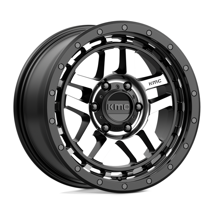 Roues KMC Km540 Recon 18x8,5 6x120 18 66,9 Noir Satiné Usiné