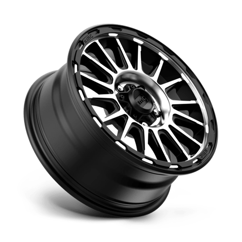 Roues KMC Km542 Impact 17x8 5x108 38 72.56 Noir Satiné Usiné
