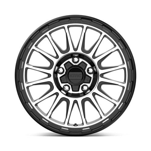 Roues KMC Km542 Impact 16x7 5x114.3 30 72.56 Noir Satiné Usiné