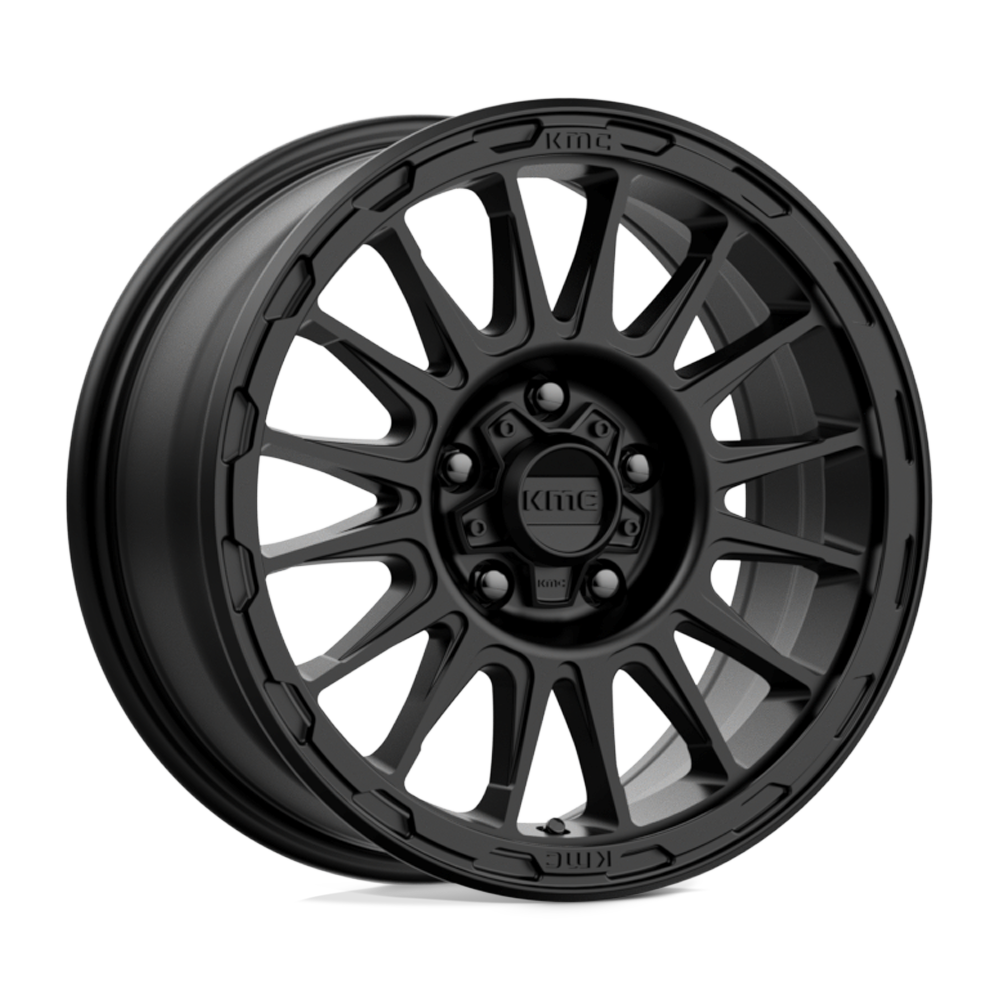 Roues KMC Km542 Impact 17x8 6x139.7 20 106.1 Noir satiné