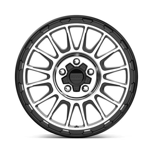 KMC Wheels Km542 Impact 17x8 5x114.3 35 72.56 Satin Black Machined