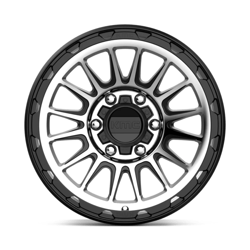 KMC Wheels Km542 Impact 17x8.5 6x139.7 0 106.1 Satin Black Machined