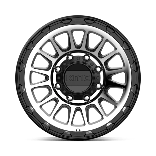 KMC Wheels Km542 Impact 17x8.5 8x165.1 0 125.1 Satin Black Machined