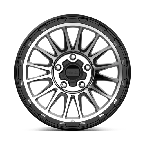 KMC Wheels Km542 Impact 17x9 5x127 -12 71.5 Satin Black Machined