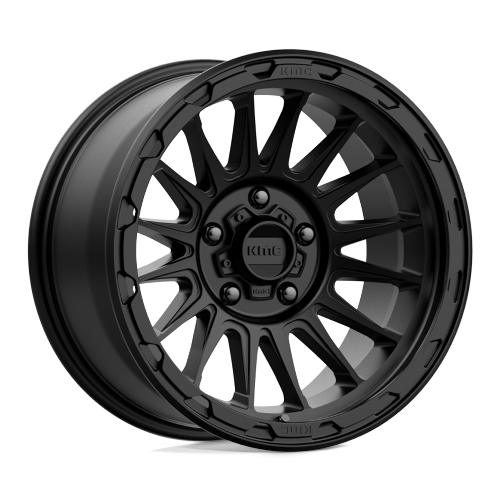 KMC Wheels Km542 Impact 17x9 5x127 -12 71.5 Satin Black