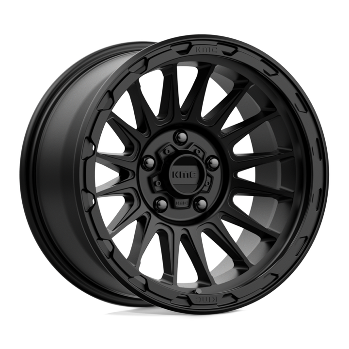 KMC Wheels Km542 Impact 17x9 5x127 -12 71.5 Satin Black
