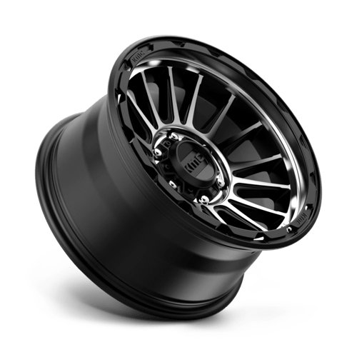 Roues KMC Km542 Impact 17x9 6x139.7 -12 106.1 Noir Satiné Usiné
