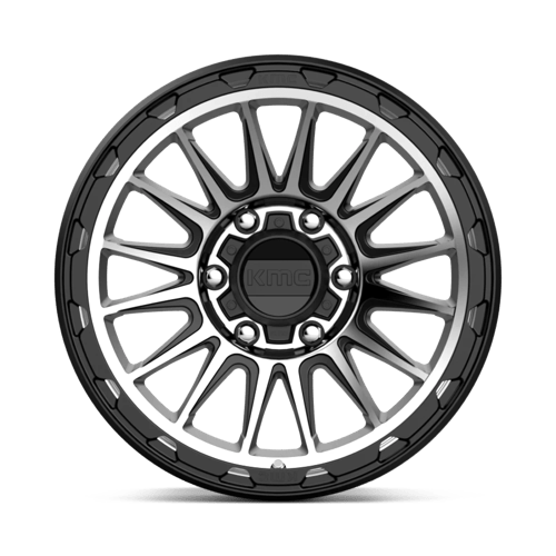 Roues KMC Km542 Impact 17x9 6x139.7 -12 106.1 Noir Satiné Usiné