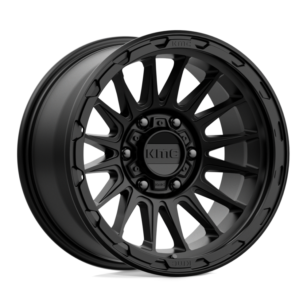 KMC Wheels Km542 Impact 17x9 6x139.7 -12 106.1 Satin Black