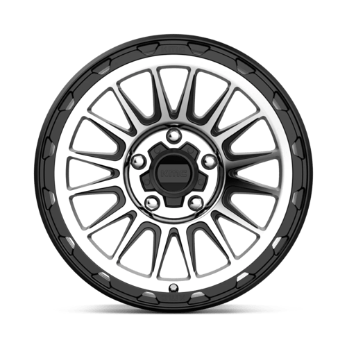 KMC Wheels Km542 Impact 17x9 5x127 18 71.5 Satin Black Machined