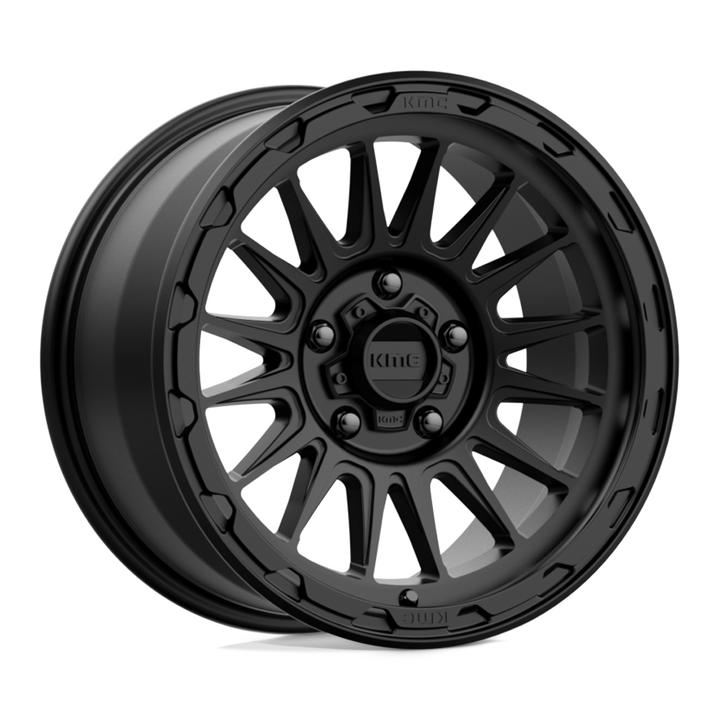 KMC Wheels Km542 Impact 17x9 5x127 18 71.5 Satin Black