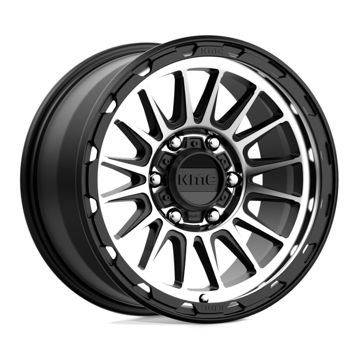 Roues KMC Km542 Impact 17x9 6x139.7 18 106.1 Noir Satiné Usiné