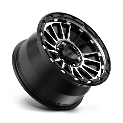 KMC Wheels Km542 Impact 17x9 6x135 18 87.1 Satin Black Machined