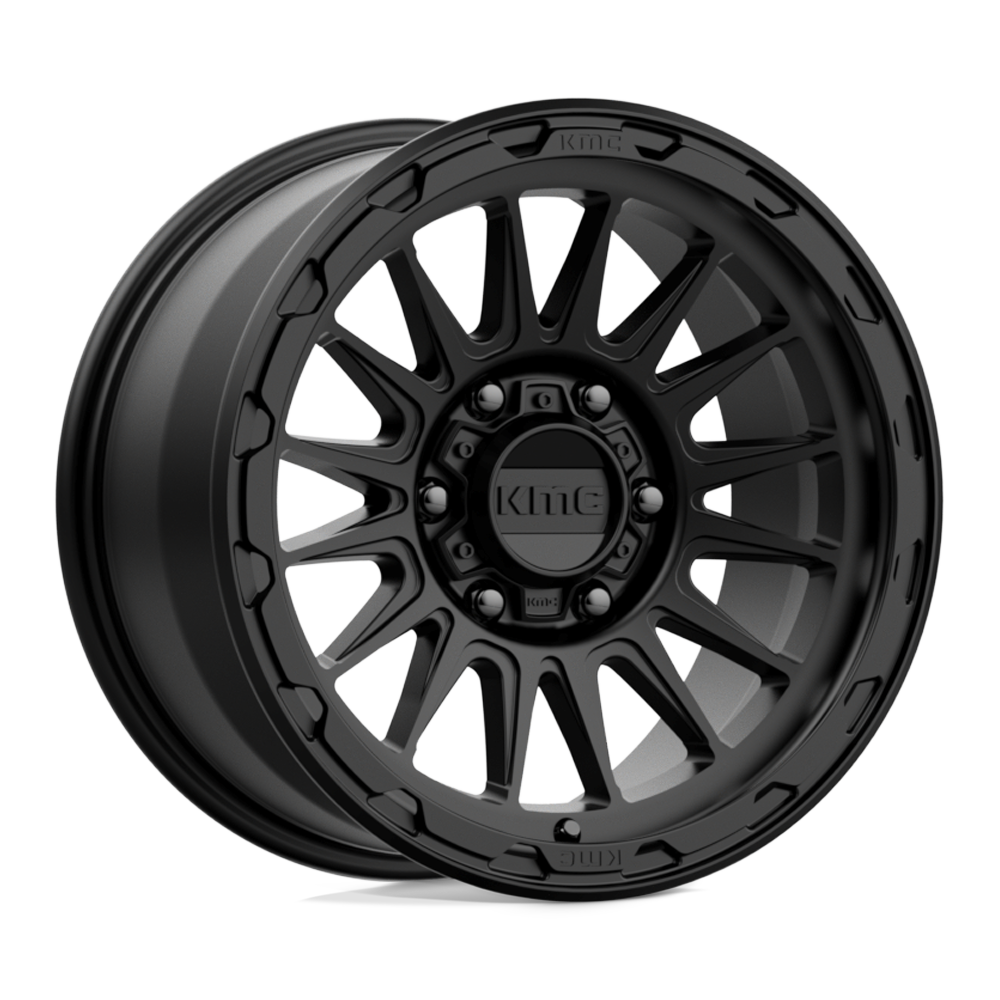 KMC Wheels Km542 Impact 17x9 6x139.7 18 106.1 Satin Black
