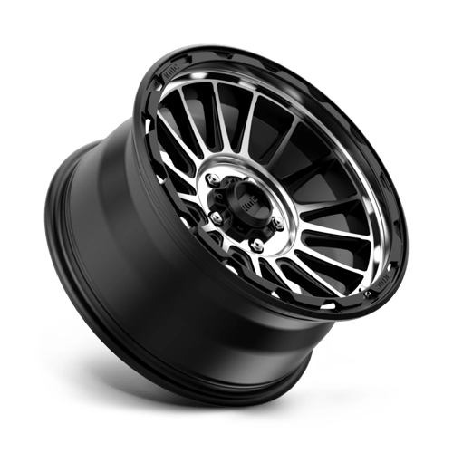 KMC Wheels Km542 Impact 18x9 5x127 0 71.5 Satin Black Machined