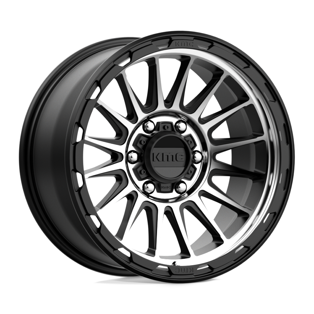 Roues KMC Km542 Impact 18x9 6x139.7 0 106.1 Noir Satiné Usiné