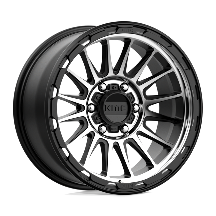 Roues KMC Km542 Impact 18x9 6x139.7 0 106.1 Noir Satiné Usiné