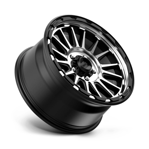 KMC Wheels Km542 Impact 18x9 5x127 18 71.5 Satin Black Machined