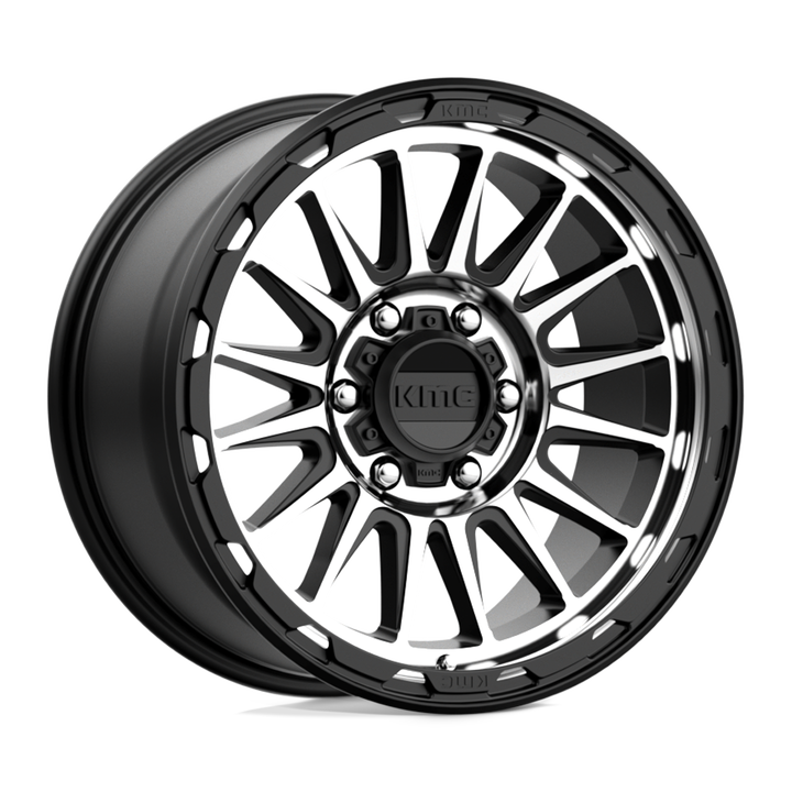 KMC Wheels Km542 Impact 18x9 6x114.3 18 66.06 Satin Black Machined
