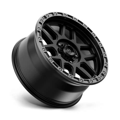 KMC Wheels Km544 Mesa 18x9 5x150 25 110.1 Noir Satiné Avec Lèvre Noir Brillant