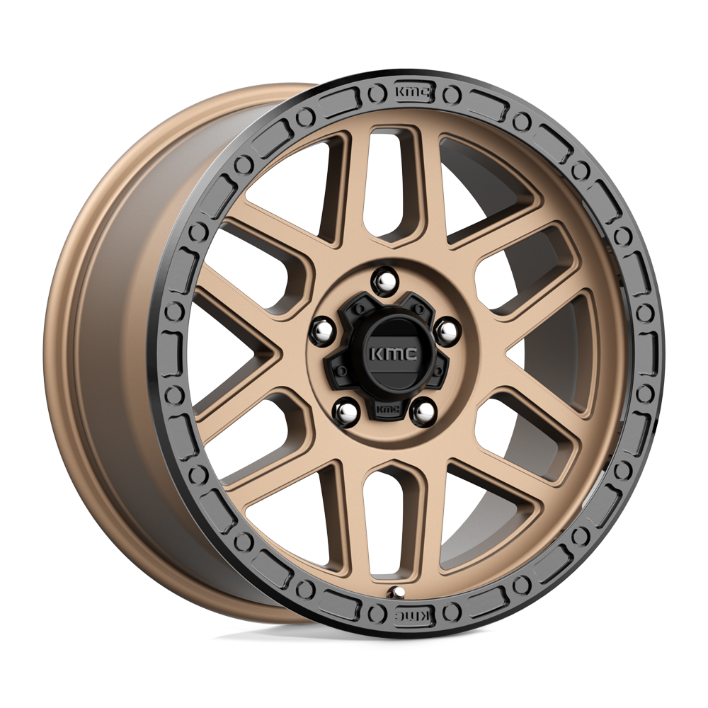 KMC Wheels Km544 Mesa 18x9 5x150 25 110.1 Matte Bronze With Black Lip