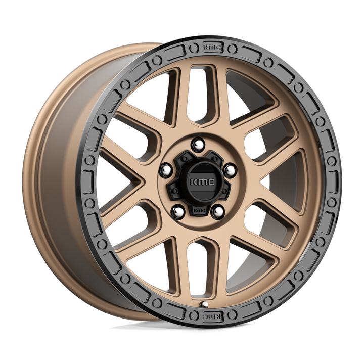 KMC Wheels Km544 Mesa 18x9 5x150 25 110.1 Matte Bronze With Black Lip
