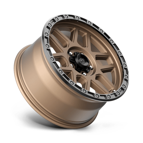 KMC Wheels Km544 Mesa 18x9 5x150 25 110.1 Matte Bronze With Black Lip