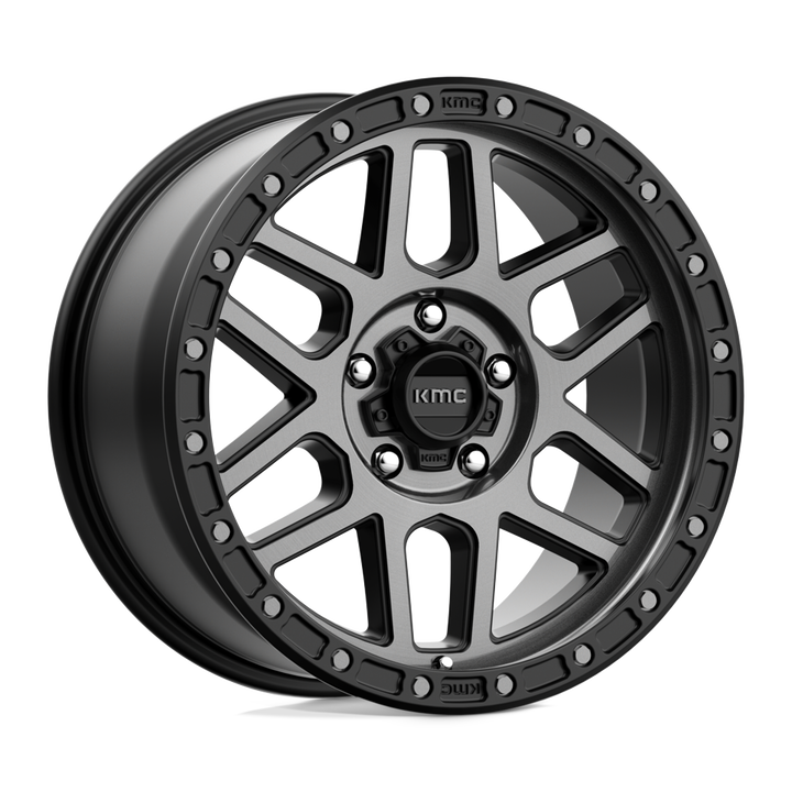 KMC Wheels Km544 Mesa 18x9 5x127 18 71.5 Satin Black With Gray Tint