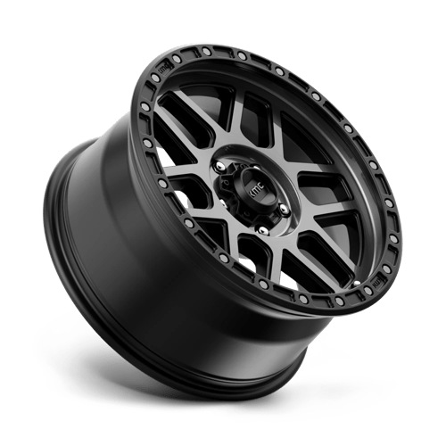 Roues KMC Km544 Mesa 18x9 5x150 25 110.1 Noir Satiné Avec Teinte Grise