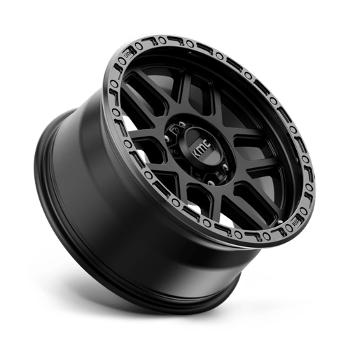 KMC Wheels Km544 Mesa 18x9 6x120 18 66.9 Satin Black With Gloss Black Lip