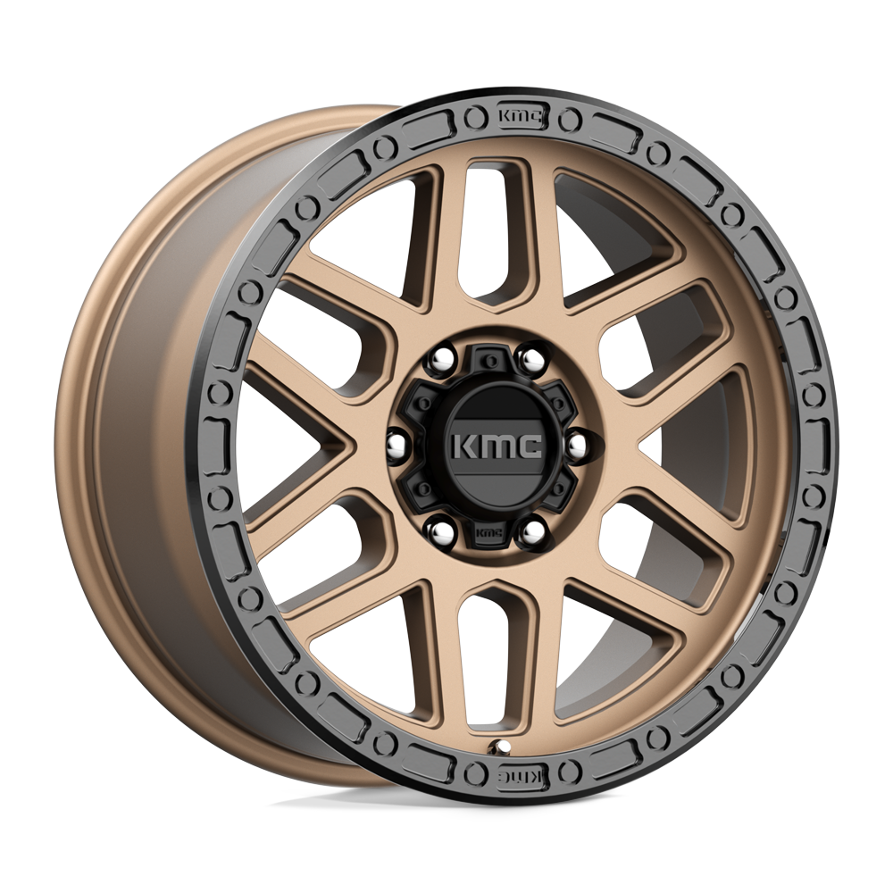 KMC Wheels Km544 Mesa 18x9 6x139.7 18 106.1 Matte Bronze With Black Lip