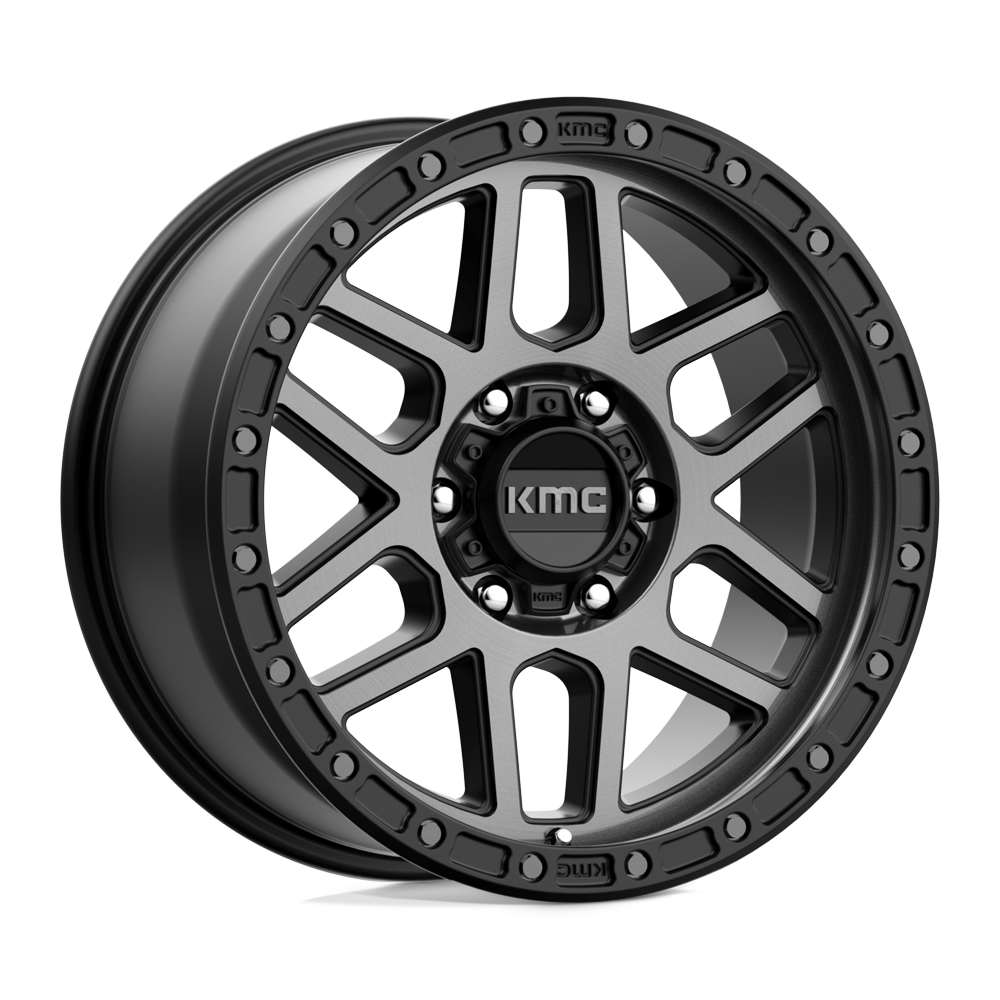 KMC Wheels Km544 Mesa 18x9 6x139.7 18 106.1 Satin Black With Gray Tint