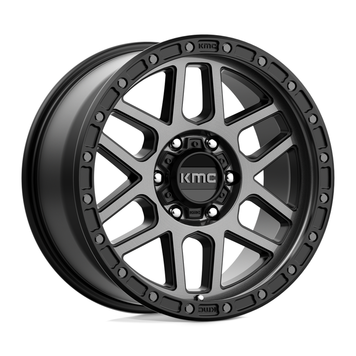 KMC Wheels Km544 Mesa 18x9 6x139.7 18 106.1 Satin Black With Gray Tint