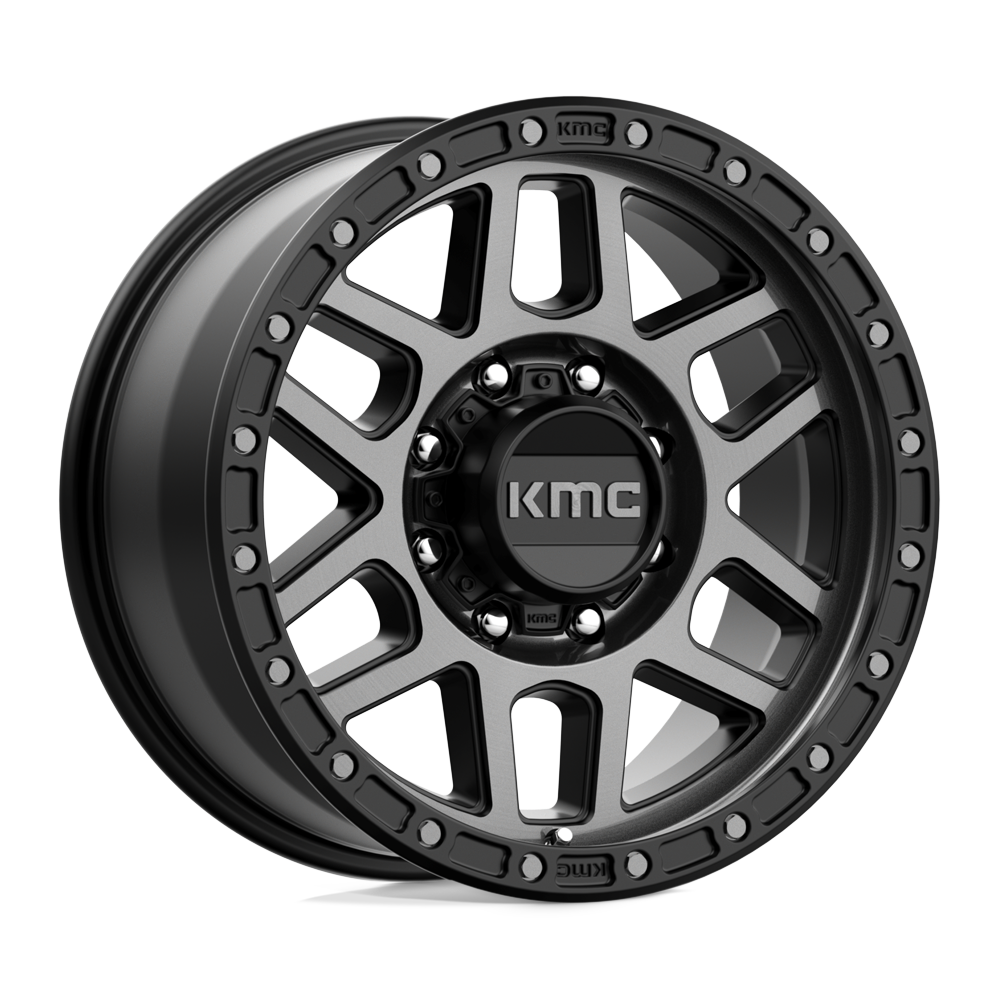 Roues KMC Km544 Mesa 17x9 8x170 18 125.1 Noir Satiné Avec Teinte Grise