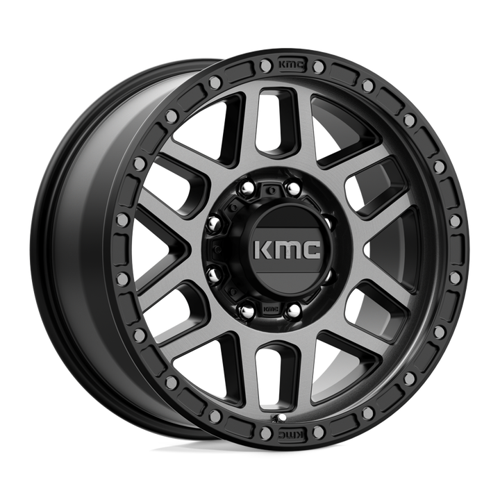 KMC Wheels Km544 Mesa 17x9 8x165.1 18 125.1 Satin Black With Gray Tint