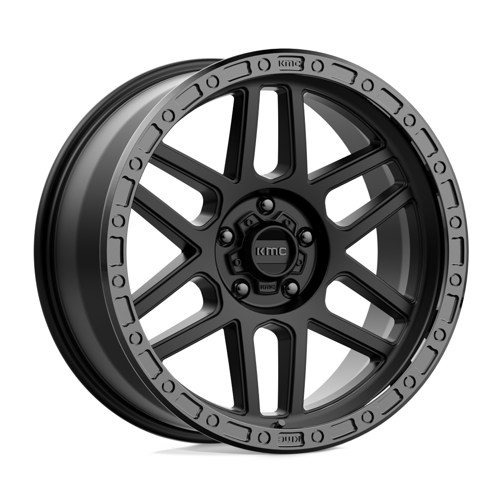KMC Wheels Km544 Mesa 17x8.5 5x127 0 71.5 Satin Black With Gloss Black Lip