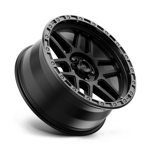 KMC Wheels Km544 Mesa 17x8.5 5x127 0 71.5 Satin Black With Gloss Black Lip