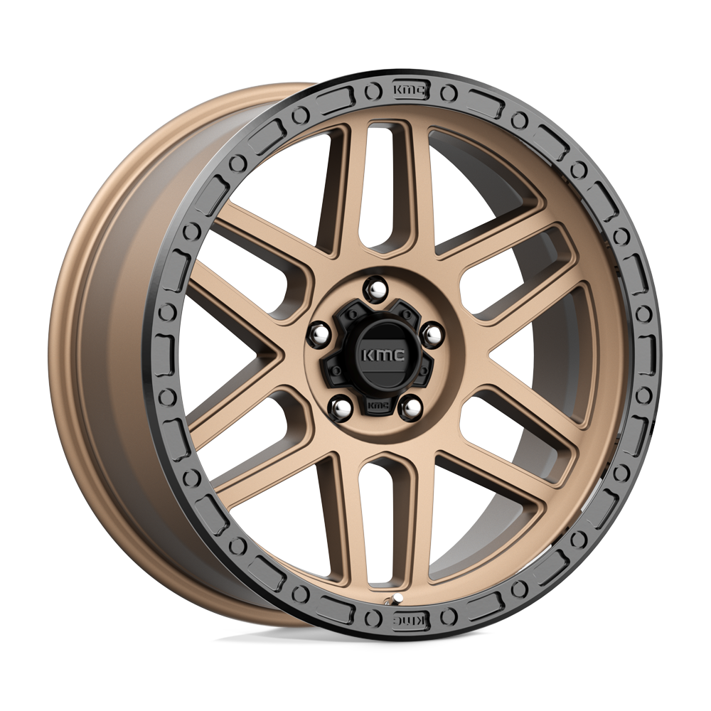 KMC Wheels Km544 Mesa 20x9 5x150 25 110.1 Matte Bronze With Black Lip