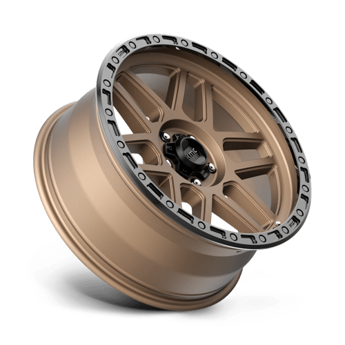 KMC Wheels Km544 Mesa 20x9 5x150 25 110.1 Matte Bronze With Black Lip