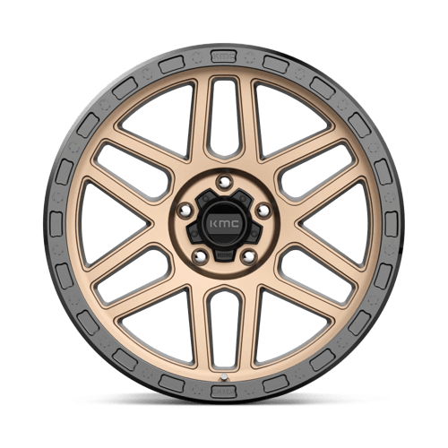 KMC Wheels Km544 Mesa 20x9 5x127 0 71.5 Matte Bronze With Black Lip