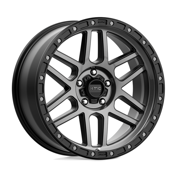 KMC Wheels Km544 Mesa 17x9 5x127 -12 71.5 Satin Black With Gray Tint