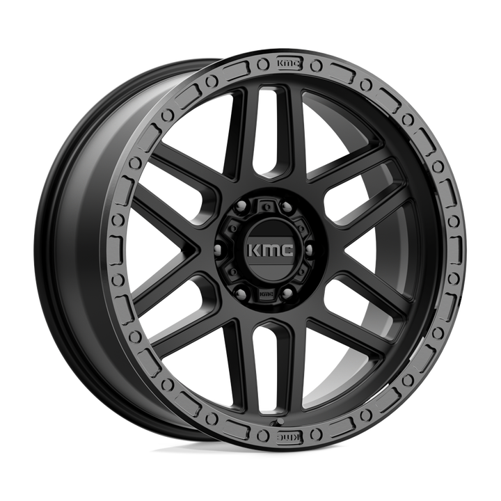 KMC Wheels Km544 Mesa 17x8.5 6x135 0 87.1 Satin Black With Gloss Black Lip